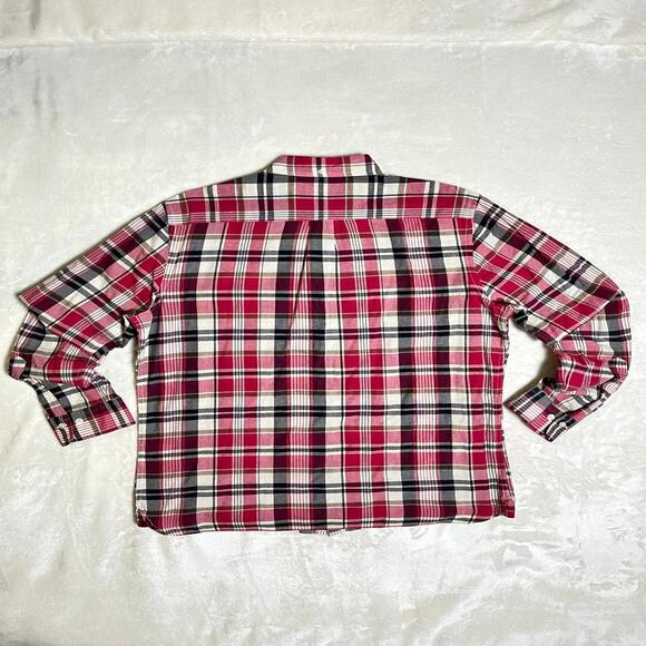 Brooks Brothers Red Fleece Button Up Men's XL Linen Cotton Oxford Classic Preppy - Picture 3 of 6